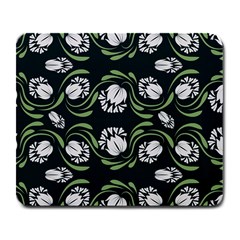 Folk Flowers Print Floral Pattern Ethnic Art Large Mousepads by Eskimos