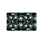 Folk flowers print Floral pattern Ethnic art Magnet (Name Card) Front