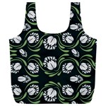 Folk flowers print Floral pattern Ethnic art Full Print Recycle Bag (XXXL) Front