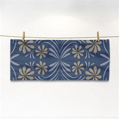 Folk Flowers Print Floral Pattern Ethnic Art Hand Towel by Eskimos