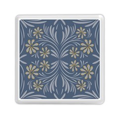 Folk Flowers Print Floral Pattern Ethnic Art Memory Card Reader (square) by Eskimos