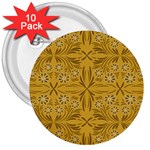 Folk flowers print Floral pattern Ethnic art 3  Buttons (10 pack)  Front