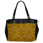 Folk flowers print Floral pattern Ethnic art Oversize Office Handbag Front