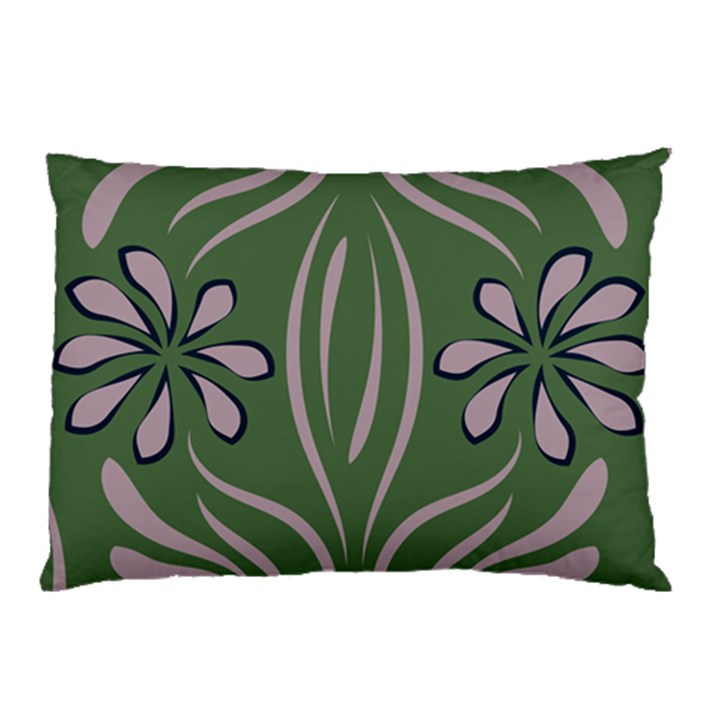 Folk flowers print Floral pattern Ethnic art Pillow Case