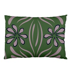 Folk Flowers Print Floral Pattern Ethnic Art Pillow Case (two Sides) by Eskimos