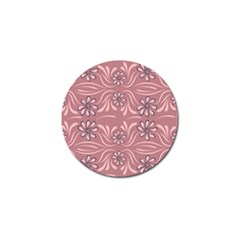 Folk Flowers Print Floral Pattern Ethnic Art Golf Ball Marker by Eskimos