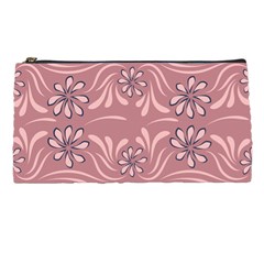 Folk Flowers Print Floral Pattern Ethnic Art Pencil Case by Eskimos