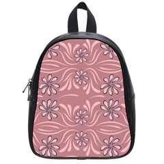 Folk Flowers Print Floral Pattern Ethnic Art School Bag (small) by Eskimos