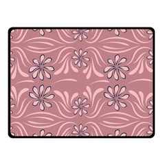 Folk Flowers Print Floral Pattern Ethnic Art Double Sided Fleece Blanket (small)  by Eskimos