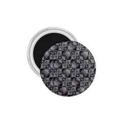 Black And Grey Rocky Geometric Pattern Design 1 75  Magnets by dflcprintsclothing