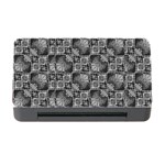 Black And Grey Rocky Geometric Pattern Design Memory Card Reader with CF Front