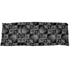 Black And Grey Rocky Geometric Pattern Design Body Pillow Case (dakimakura)