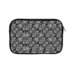 Black And Grey Rocky Geometric Pattern Design Apple MacBook Pro 13  Zipper Case