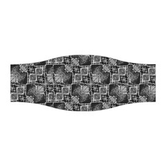 Black And Grey Rocky Geometric Pattern Design Stretchable Headband by dflcprintsclothing