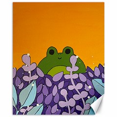 Froggie Canvas 11  X 14  by steampunkbabygirl