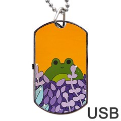 Froggie Dog Tag Usb Flash (two Sides) by steampunkbabygirl