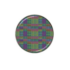 Paris Words Motif Colorful Pattern Hat Clip Ball Marker (10 Pack) by dflcprintsclothing