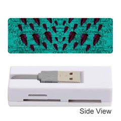 Leaves On Adorable Peaceful Captivating Shimmering Colors Memory Card Reader (stick) by pepitasart