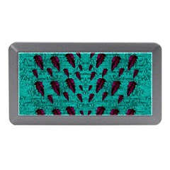 Leaves On Adorable Peaceful Captivating Shimmering Colors Memory Card Reader (mini) by pepitasart