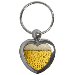 Beer Bubbles Key Chain (heart) by Wegoenart