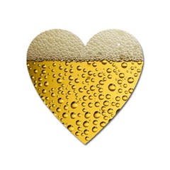 Beer Bubbles Heart Magnet by Wegoenart