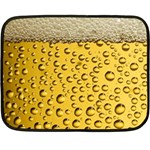 Beer Bubbles Double Sided Fleece Blanket (Mini)  35 x27  Blanket Front