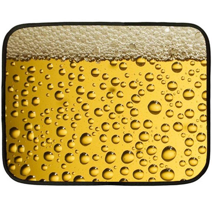 Beer Bubbles Double Sided Fleece Blanket (Mini) 