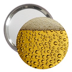 Beer Bubbles 3  Handbag Mirrors