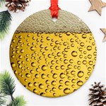 Beer Bubbles Ornament (Round) Front