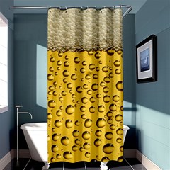 Beer Bubbles Shower Curtain 36  X 72  (stall)  by Wegoenart