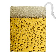 Beer Bubbles Drawstring Pouch (5xl) by Wegoenart