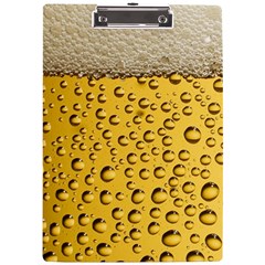 Beer Bubbles A4 Clipboard