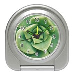 Echeveria Imbricata Closeup Photo Travel Alarm Clock Front