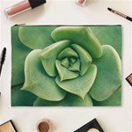 Echeveria Imbricata Closeup Photo Cosmetic Bag (XL) Front