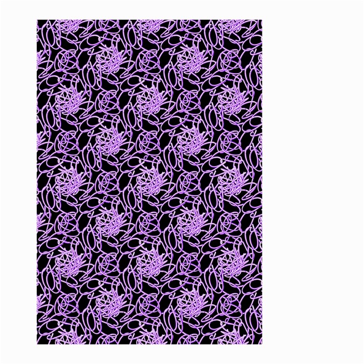 Electric Neon Abstract Print Pattern Small Garden Flag (Two Sides)