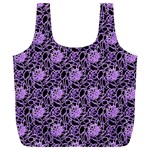 Electric Neon Abstract Print Pattern Full Print Recycle Bag (XL) Front