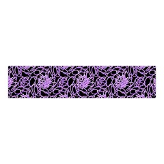 Electric Neon Abstract Print Pattern Velvet Scrunchie