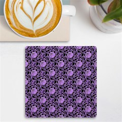 Electric Neon Abstract Print Pattern Uv Print Square Tile Coaster 