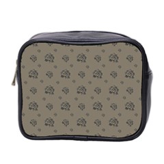 Stylized Cactus Motif Pattern Mini Toiletries Bag (two Sides) by dflcprintsclothing