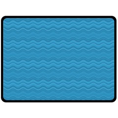 Sea Waves Fleece Blanket (large)  by Sparkle