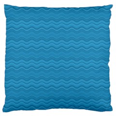 Sea Waves Large Flano Cushion Case (two Sides) by Sparkle