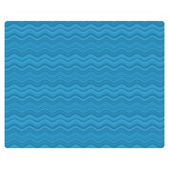 Sea Waves Double Sided Flano Blanket (medium)  by Sparkle