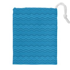 Sea Waves Drawstring Pouch (4xl) by Sparkle