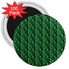 Color Spots 3  Magnets (100 Pack) by Sparkle