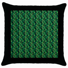 Color Spots Throw Pillow Case (black) by Sparkle