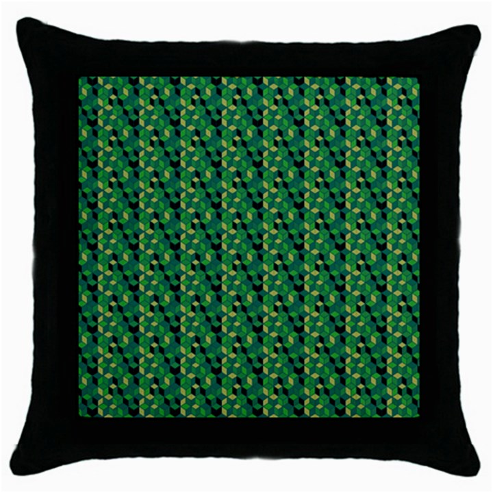 Color Spots Throw Pillow Case (Black)