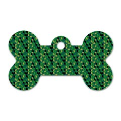 Color Spots Dog Tag Bone (two Sides) by Sparkle