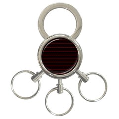 Digital Lines 3-ring Key Chain by Sparkle