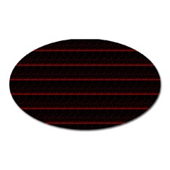 Digital Lines Oval Magnet by Sparkle