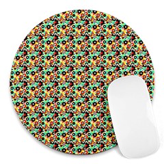 Color Spots Round Mousepads by Sparkle